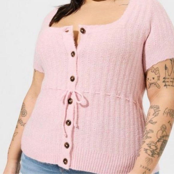 Torrid Vegan Cashmere Square Neck Sweater - Picture 1 of 7